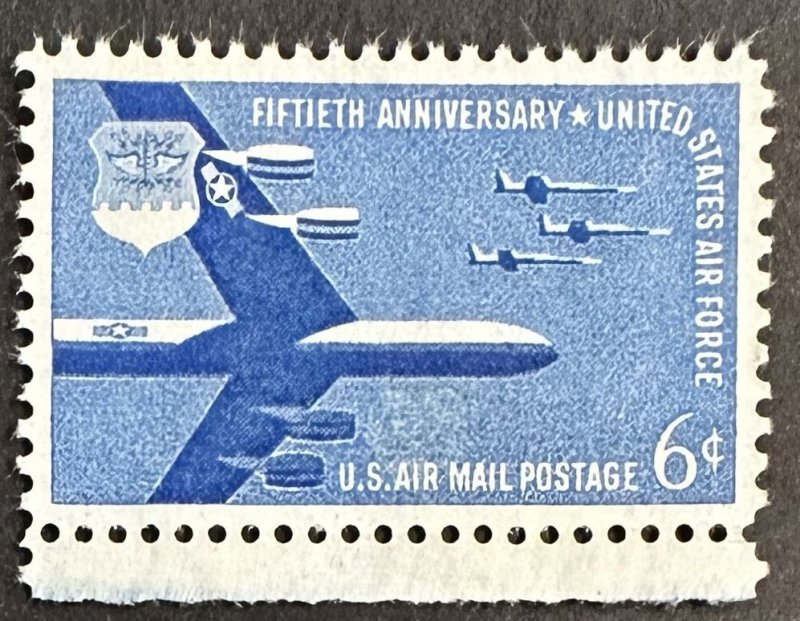 US #C49 Used VF 6c Airmail: 50th Anniv US Air Force 1957 [B3.4.4]