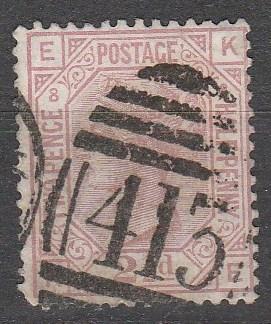 Great Britain #67 Plate 8  F-VF Used CV $60.00  (A13011)