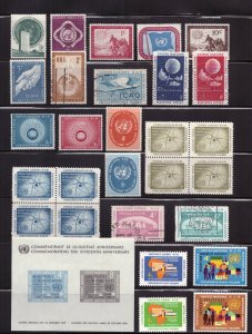A3659   UNITED NATIONS         Collection       Two Pages      Mint/Used