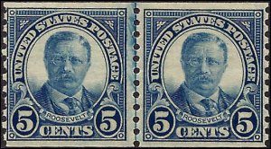 602 Mint,OG,NH... Line Pair... SCV $22.50