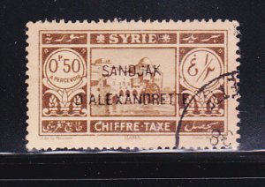 Alexandretta J1 U Overprint