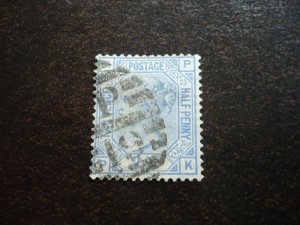 Stamps - Great Britain - Scott# 82 Plate 23 - Used Single Stamp