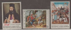 Cyprus Scott #368-369-370 Stamp - Mint NH Set