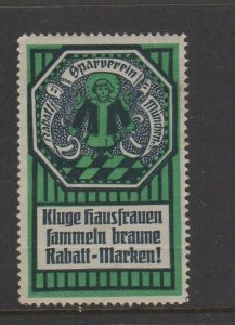 München Discount Stamp Club - Smart Housewives Collect Brown Discount Stamps