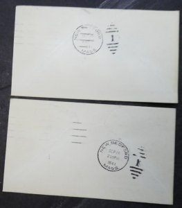 EDW1949SELL : USA 1941 Scott #E15 Scarce group of 5 Electric Eye FDCs. Cat $250.