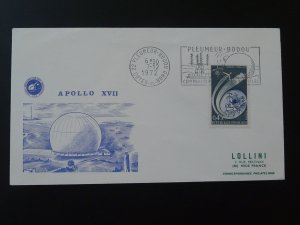 space cover Ploemeur Boudou telecommunications center Apollo XVII France 1972