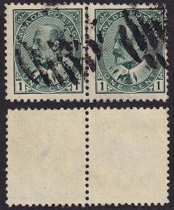 Canada - 1903 - Scott #89 - used pair - Edward VII