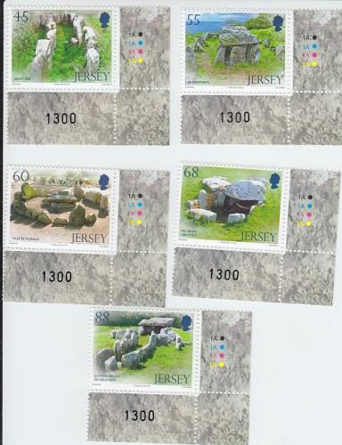 2012 Jersey Archaeology III - Dolmens Set 5 (Scott New) MNH