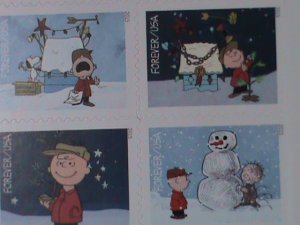 UNITED STATES-2015-SC# 5030b-A CHARLIE BROWN CHRISTMAS-BOOKLET OF 20 MNH VF