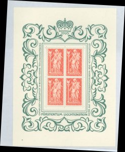 Liechtenstein #395  Souvenir Sheet
