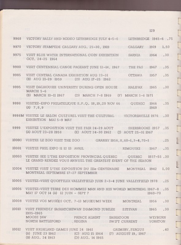 SLOGAN POSTAL CANCELS OF CANADA tpb +Supplement Proulx &Coutts