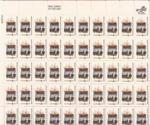 US Stamp 1970 6c Landing of the Pilgrims - 50 Stamp Sheet - Scott #1420