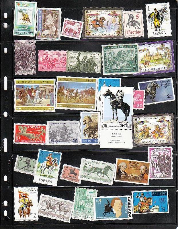 Lot of all different Horses MNH  YDO