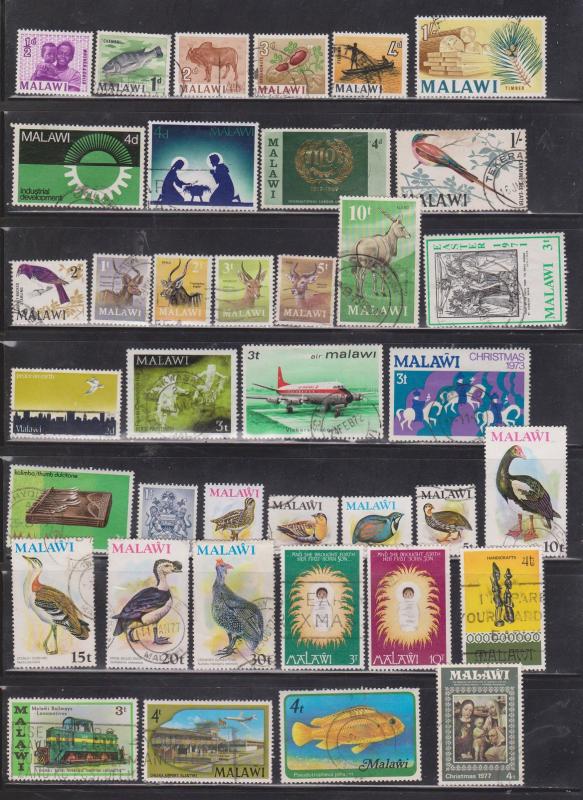 MALAWI - Collection Of Used Stamps - Many Bird Topicals