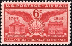 SC#C40 6¢ Alexandria Bicentennial (1949) MNH