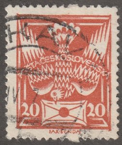 Czechoslovakia,  stamp, Scott#84, used,  hinged,   #C-84