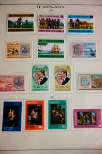 St Kitts Stamp Collection Mostly Mint Potent