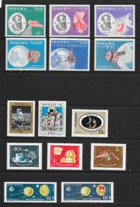 PANAMA & HUNGARY (115) Space Topical Stamps ALL Mint Never Hinged