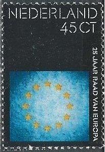 Netherlands 519 (mnh) 45c Council of Europe (1974)