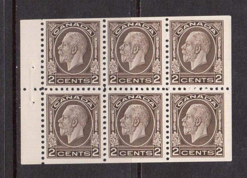 Canada #196b VF/NH Booklet Pane