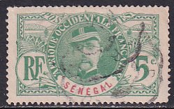 Senegal 1906 Sc 60 General Louis Faidherbe Stamp Used