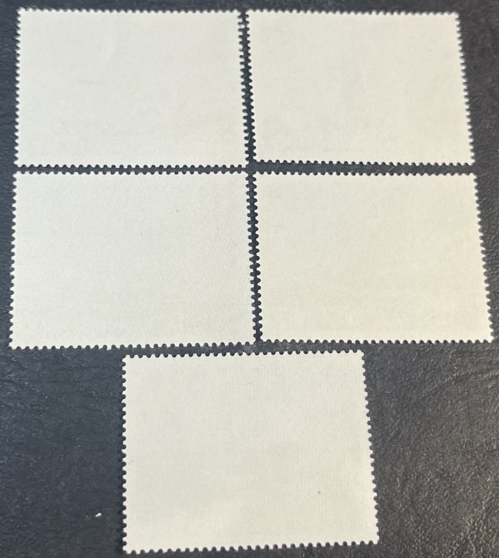 ALDERNEY # 32-36-MINT/NEVER HINGED--COMPLETE SET--1987