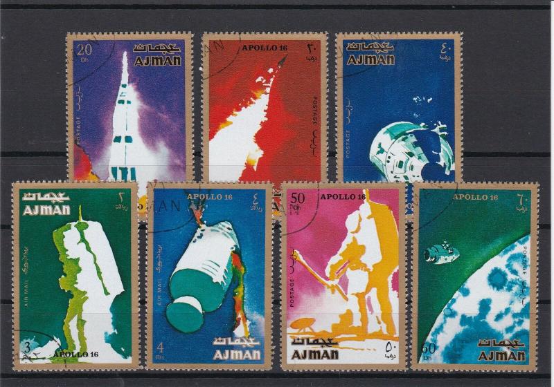 Ajman Space Exploration Used Stamps Ref 23726
