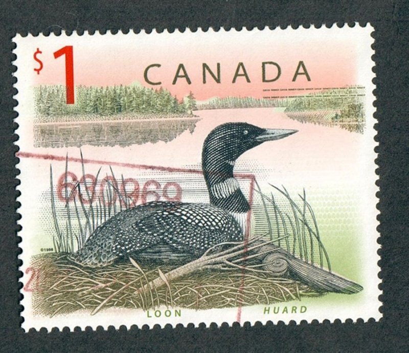 Canada #1687 Loon used single