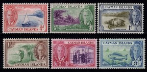 Cayman Islands 1950 George VI Def., Part Set [Unused]