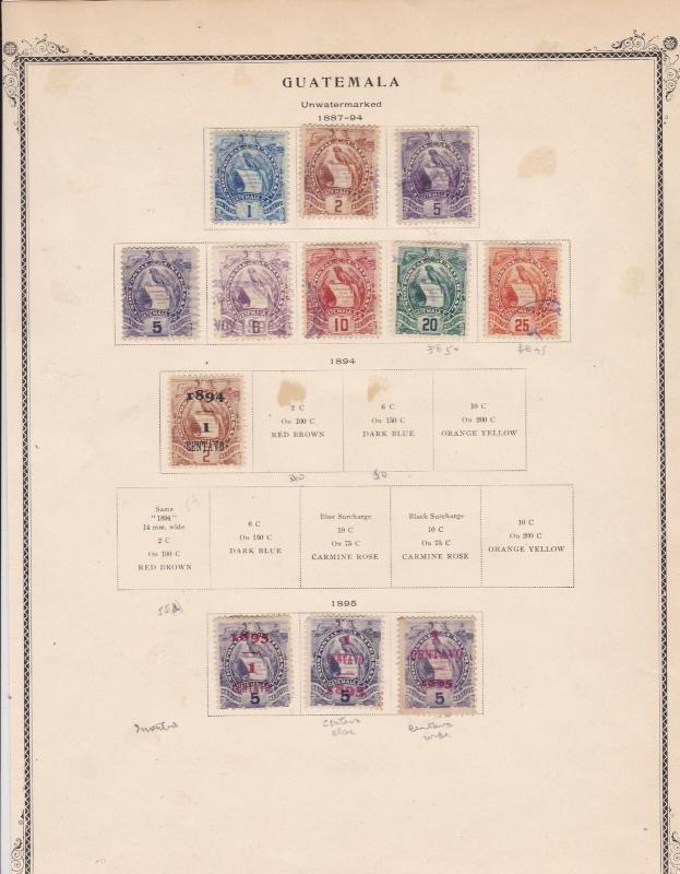 Guatemala Stamps  Ref 15522