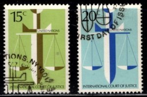 United Nations - #314 - 315 International Court of Justice set/2 - Used