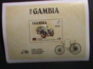 GAMBIA-1986-SC# 629- CENTENARY OF KARL BENZ AUTOMOBILE  MNH S/S-VERY FINE