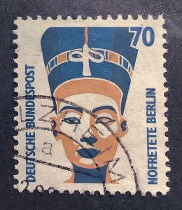 Germany 1988 Scott 1526 used - 70pf, Nefertiti bust, Berlin