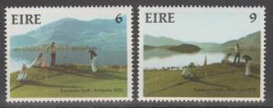 Ireland Scott 371-372 MNH** 1975 Irish golf course set