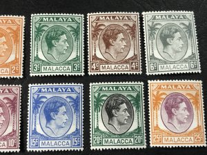 MALAYA/MALACCA # 3-17-MINT/HINGED---COMPLETE SET---1949(LOTC)