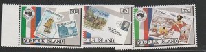 NORFALK  ISLANDS #344-6 MINT NEVER HINGED COMPLETE