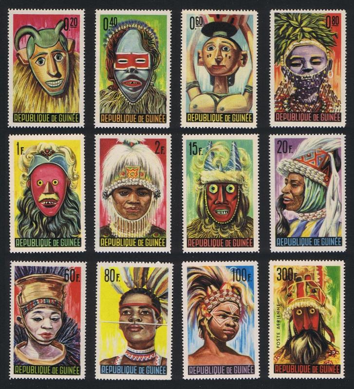 Guinea Native Masks and Dancers 12v SG#472-483 SC#361-371+C68