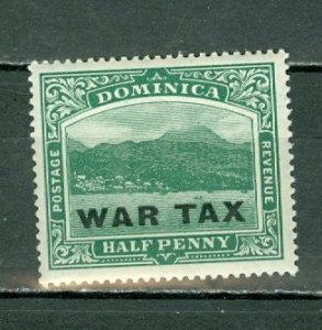 DOMINICA 1918 WAR TAX #MR3 MNH
