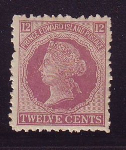 Prince Edward Island Sc 16 1872 12 c violet Victoria stamp mint