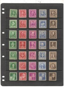 US SCOTT# 859-893 MNH, OG COMPLETE SET