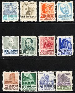 Mexico Stamps # 856-67 MLH VF Scott Value $57.00