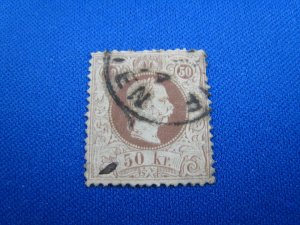 AUSTRIA 1867 - SCOTT # 33a    USED