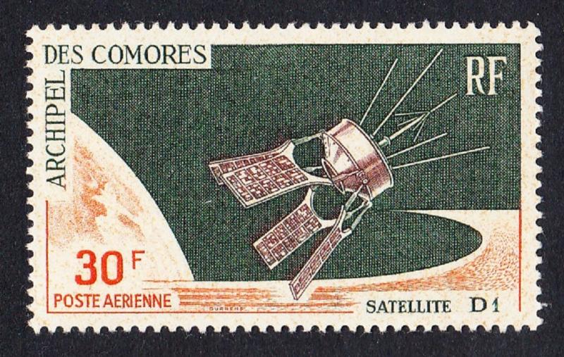 Comoro Is. Space Satellite D-1 SG#55 SC#C17 MI#74 CV£2.1