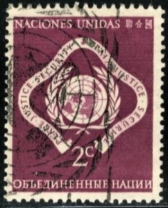 United Nations, - SC #3 - USED - 1951 - Item UNNY092