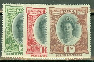 IP: Tonga 54, 56-62 mint CV $59; scan shows only a few