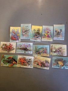 Stamps Barbuda Scott #877-89 nh