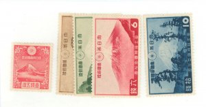 Japan #222-226  Single (Complete Set)