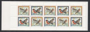 Faroe Islands 314a Birds Booklet MNH VF