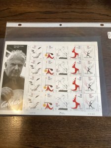 Scott #3198-3202 ALEXANDER CALDER Sheet of 20 32¢ Stamps  MNH-1998-US