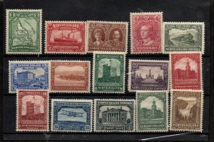 Newfoundland 145-159 Set Mint hinged